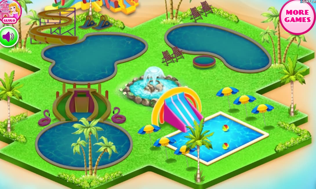 Water Park Cleaning - Waterpark Simulator Screenshot 1